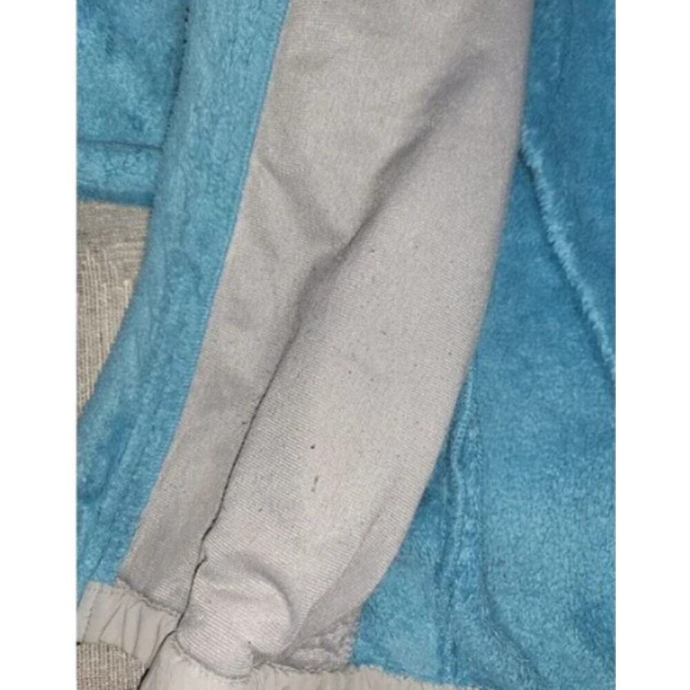 North Face Jacket Girls Size XL Blue Fleece Full Zip Long Sleeve Mock Neck #46 - Picture 8 of 9